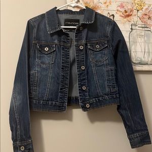 Dark wash denim jacket